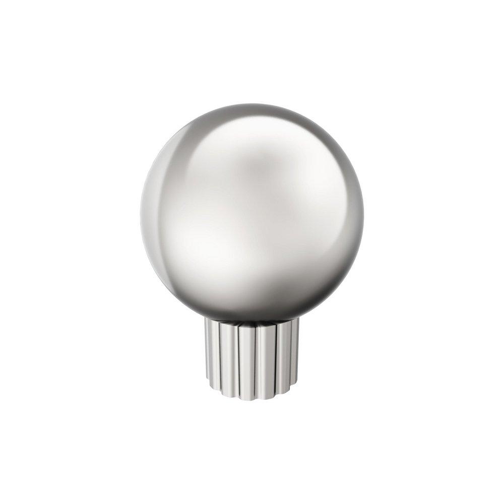 Amerock Polished Nickel 1-1/8 in. Round Cabinet Knob 