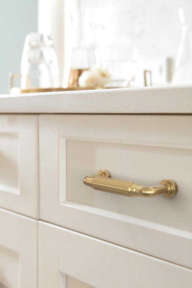 Amerock Champagne Bronze 3 in. Center-to-Center Drawer Pull 