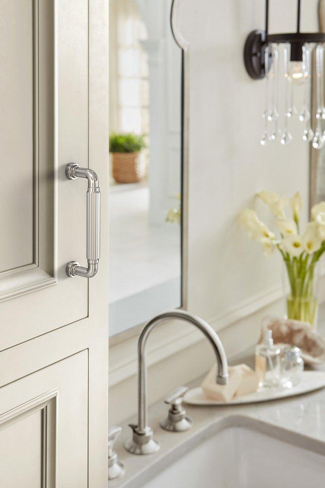 Amerock Polished Nickel 3-3/4 in. Center-to-Center Drawer Pull 