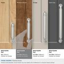 Amerock Polished Nickel 3-3/4 in. Center-to-Center Drawer Pull 