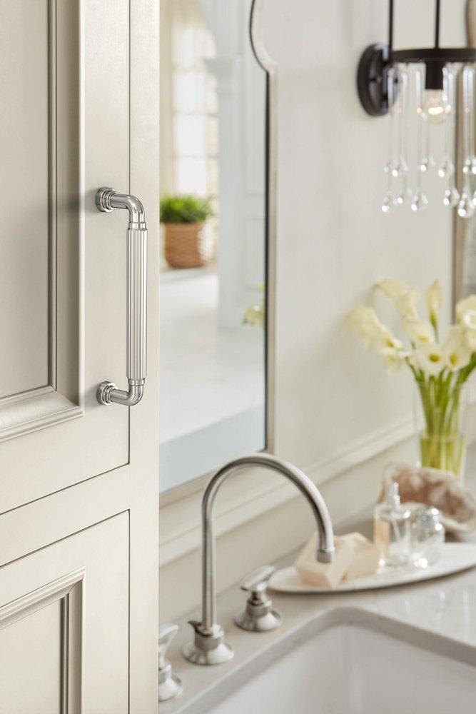 Amerock Polished Nickel 5-1/16 in. Center-to-Center Drawer Pull 