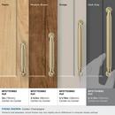 Amerock Golden Champagne 6-5/16 in. Center-to-Center Drawer Pull 