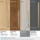 Amerock Golden Champagne 12 in. Center-to-Center Appliance Pull 