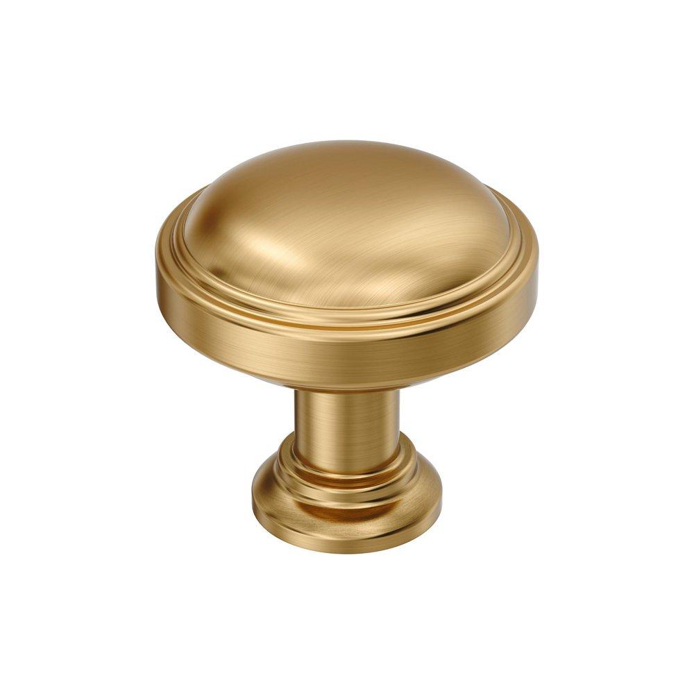 ENLIVITY 1-1/4 INCH 32MM DIAMETER CHAMPAGNE BRONZE CABINET KNOB 