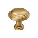 ENLIVITY 1-1/4 INCH 32MM DIAMETER CHAMPAGNE BRONZE CABINET KNOB 
