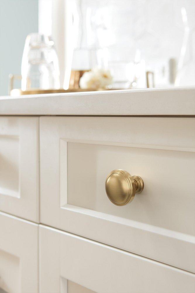 Amerock Champagne Bronze 1-1/4 in. Round Cabinet Knob 