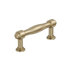 3 in. Center-to-Center Drawer Pull in Golden Champagne