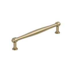 7-9/16 in. Center-to-Center Drawer Pull in Golden Champagne