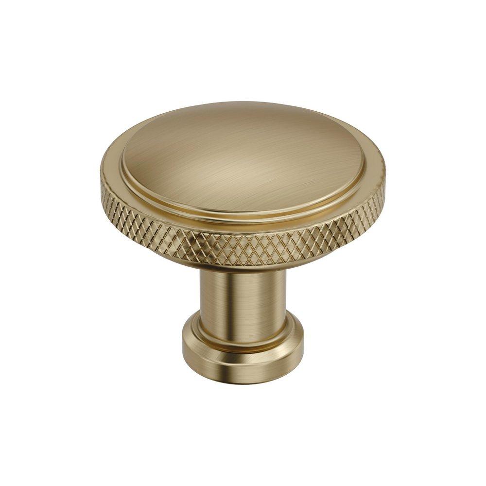 FARADAY 1-1/4 INCH 32MM DIAMETER GOLDEN CHAMPAGNE CABINET KNOB 