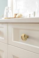 Amerock Golden Champagne 1-1/4 in. Round Cabinet Knob 