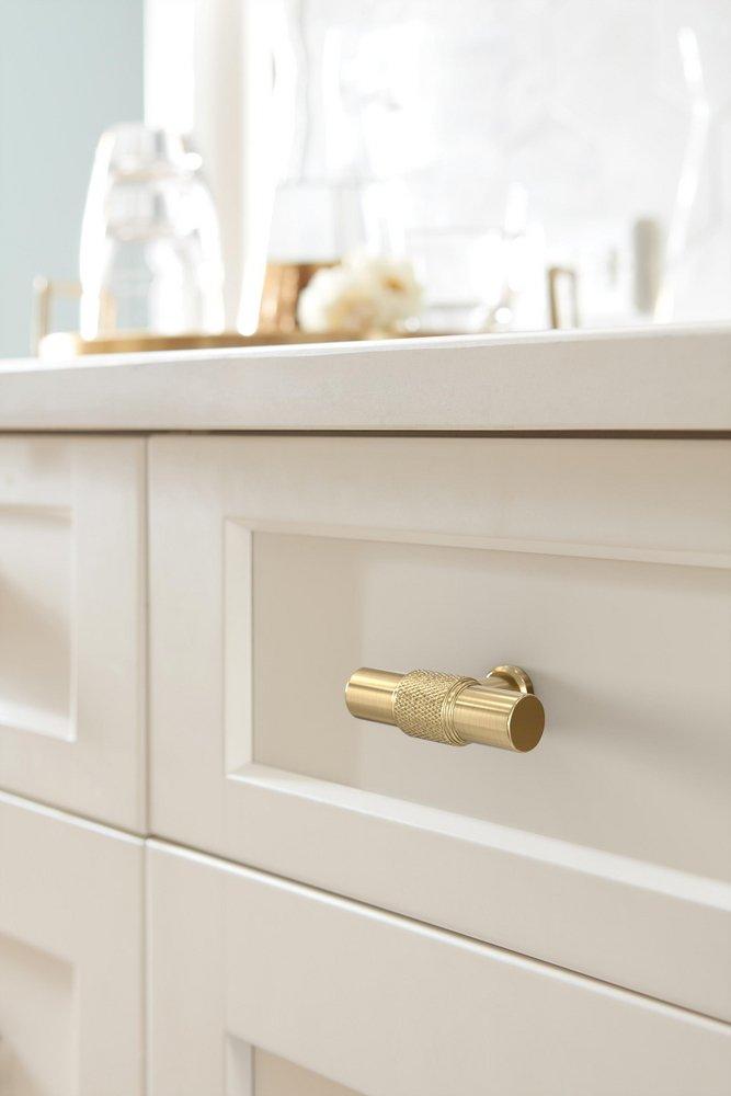 Amerock Golden Champagne 2 in. Bar Cabinet Knob 