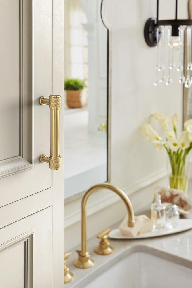 Amerock Champagne Bronze 3-3/4 in. Center-to-Center Drawer Pull 