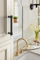 Amerock Matte Black 5-1/16 in. Center-to-Center Drawer Pull 