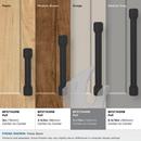 Amerock Matte Black 5-1/16 in. Center-to-Center Drawer Pull 