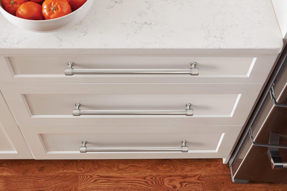 Amerock Polished Nickel 12-5/8 in. Center-to-Center Drawer Pull 