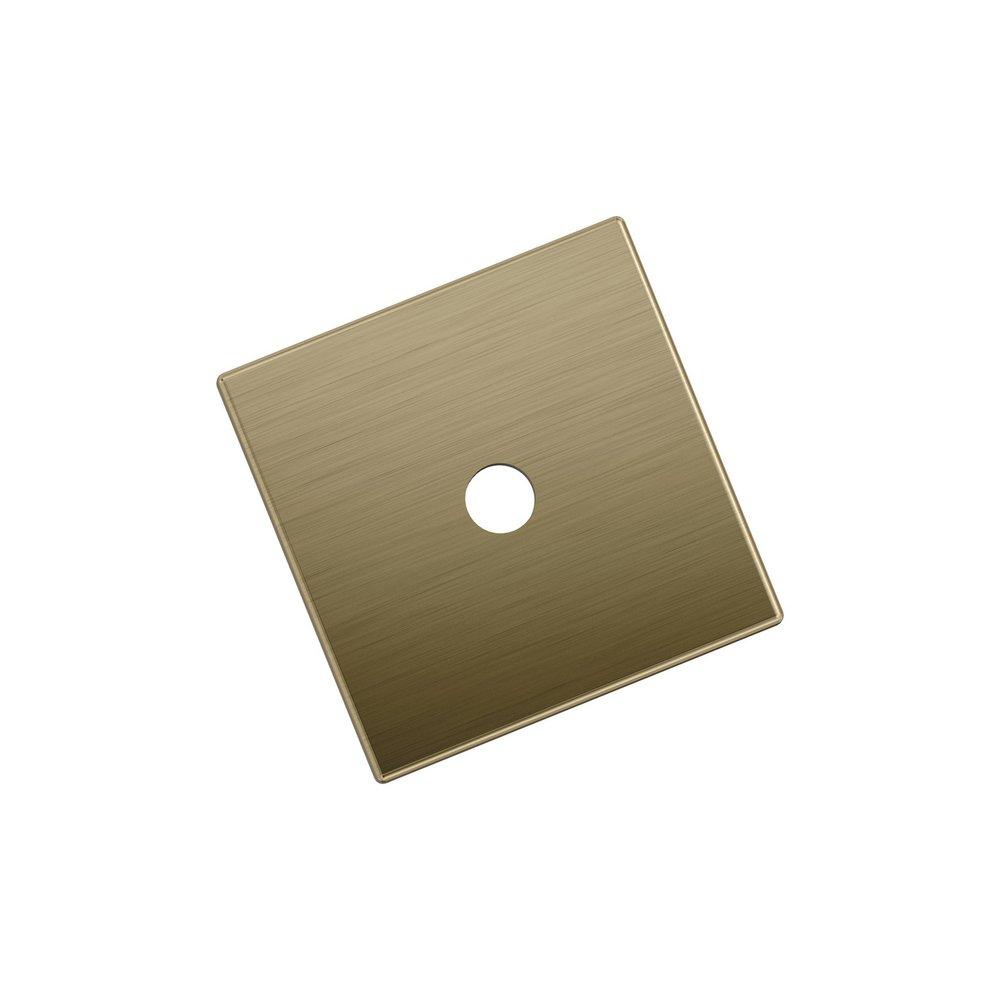 LADERA 1-3/16 INCH 30MM LENGTH GOLDEN CHAMPAGNE CABINET BACKPLATE 