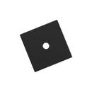 LADERA 1-3/16 INCH 30MM LENGTH MATTE BLACK CABINET BACKPLATE 