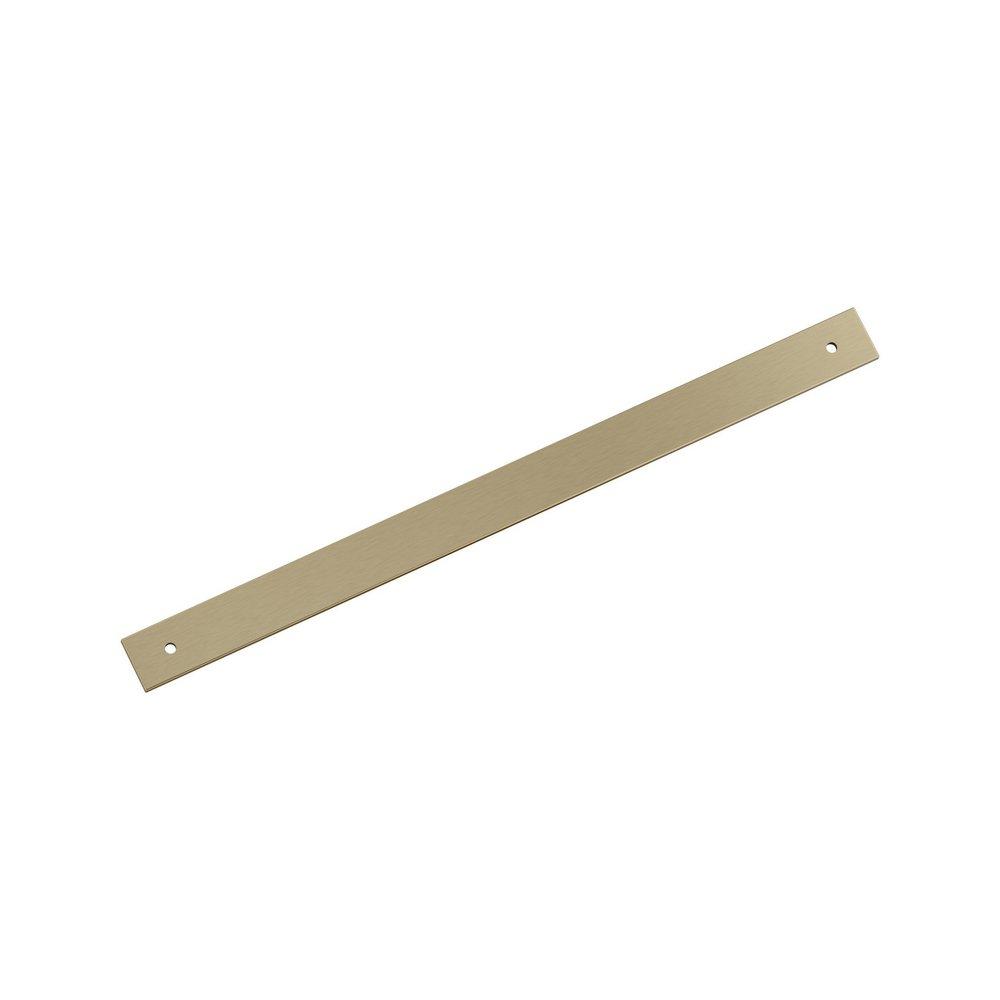 LADERA 12-5/8 INCH 320MM CENTER-TO-CENTER GOLDEN CHAMPAGNE CABINET BACKPLATE 