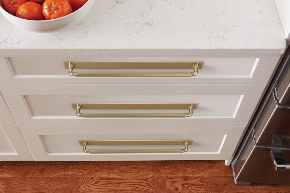 Amerock Golden Champagne 12-5/8 in. Center-to-Center Backplate 