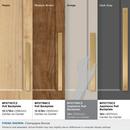 LADERA 12 INCH 305MM CENTER-TO-CENTER CHAMPAGNE BRONZE CABINET BACKPLATE 