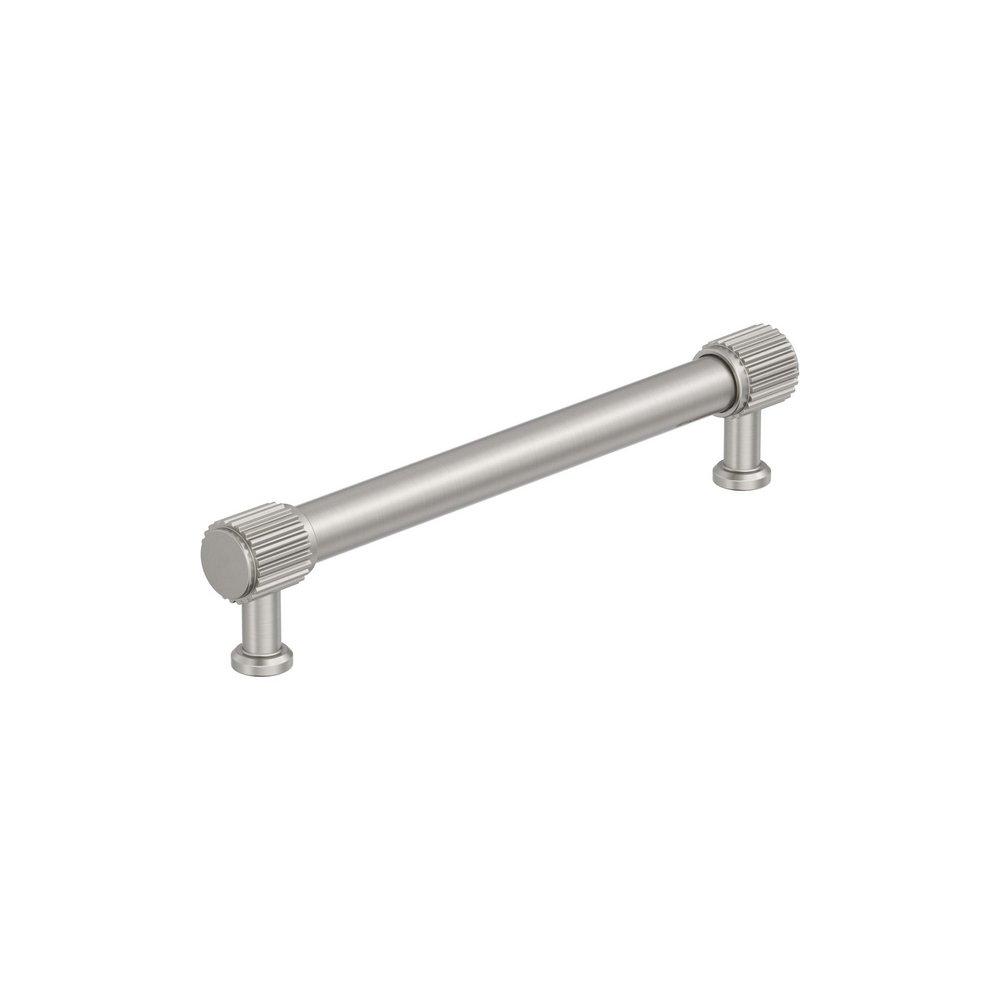 FAREWIND 6-5/16 INCH 160MM CENTER-TO-CENTER SATIN NICKEL CABINET PULL 