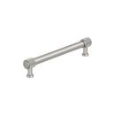 FAREWIND 6-5/16 INCH 160MM CENTER-TO-CENTER SATIN NICKEL CABINET PULL 