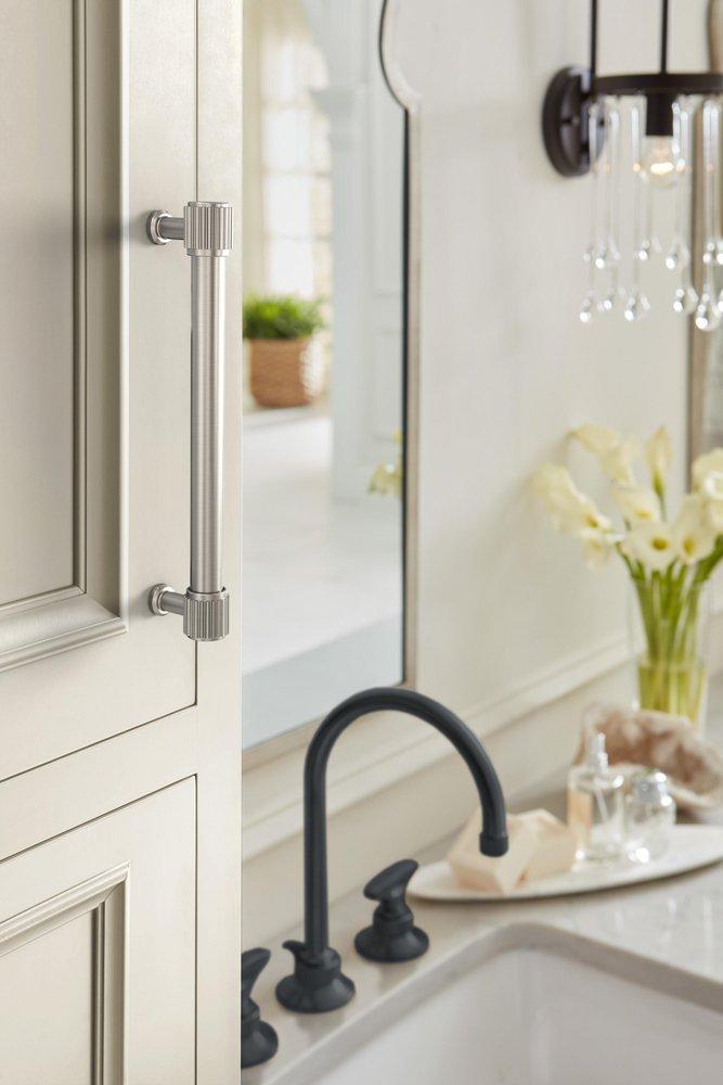 Amerock Satin Nickel 6-5/16 in. Center-to-Center Drawer Pull 