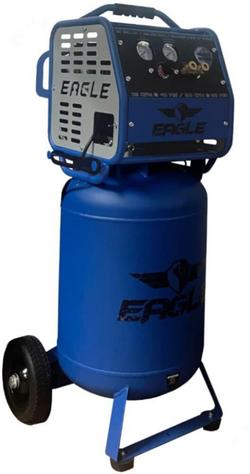 2 HP 20Gal 125 Max PSI Oil-Free Single Stage Portable Electric (115 Volt) Reciprocating Air Compressor