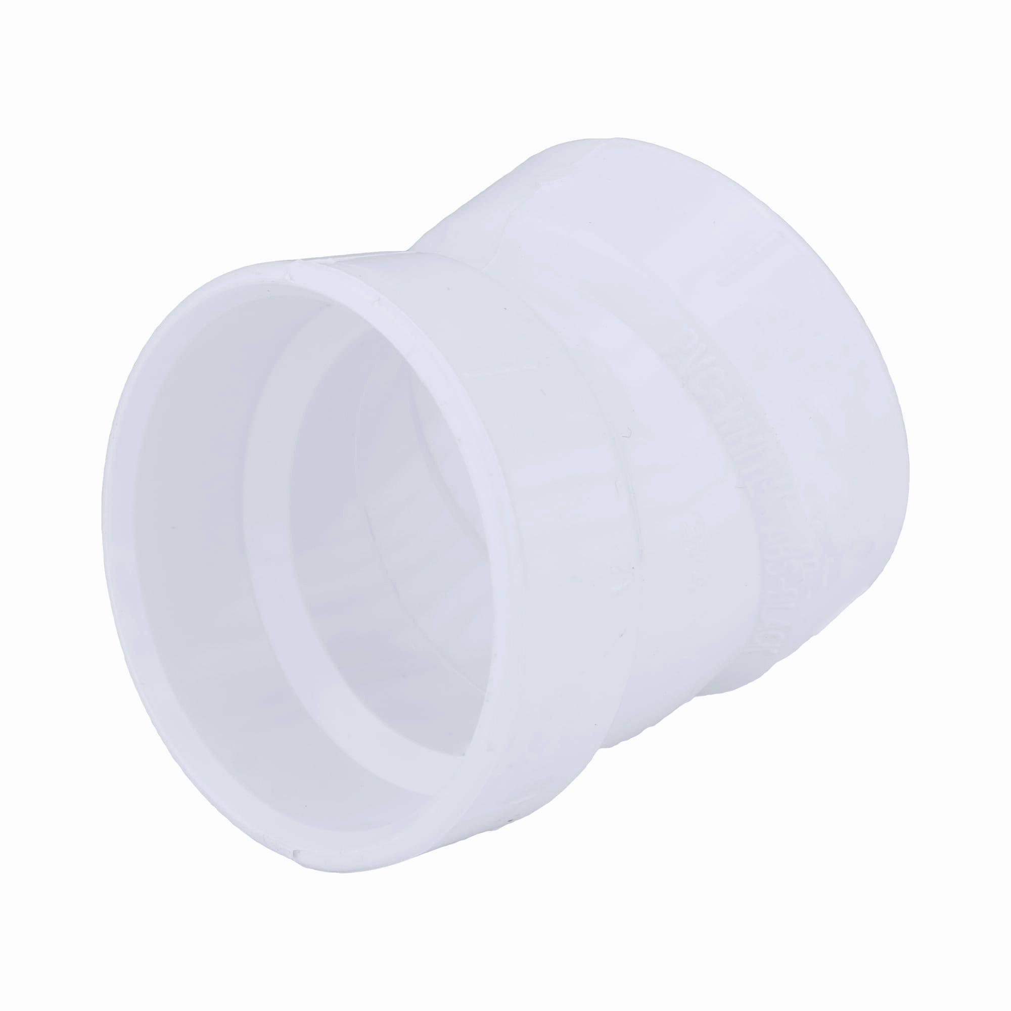White Hub 22-1/2 Degree Schedule 40 Plastic DWV Elbow 