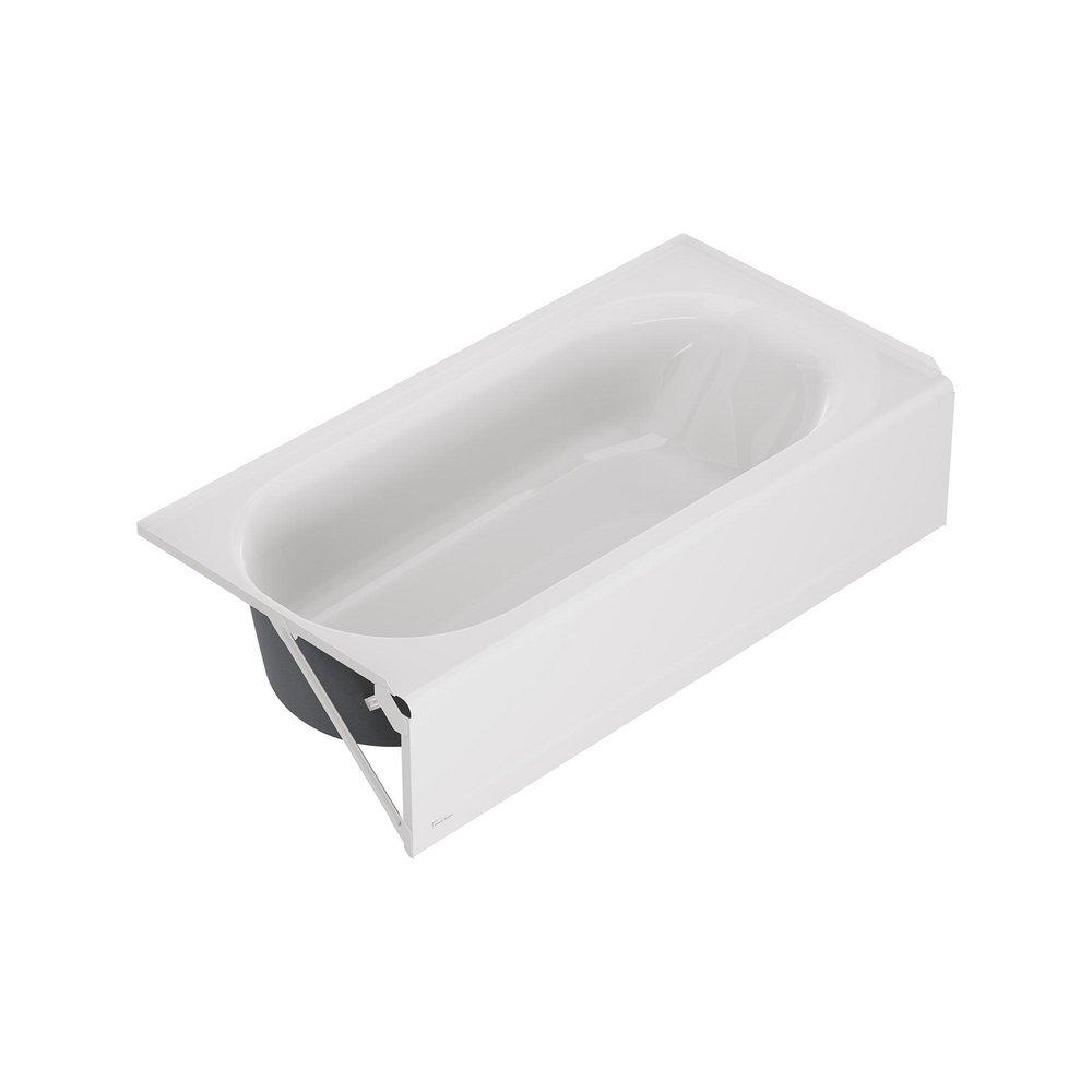 60 in. x 32 in. Alcove Bathtub with Left Hand Drain in White 