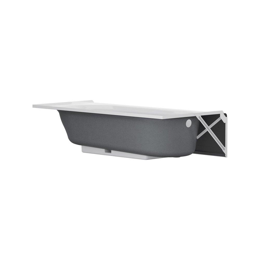60 in. x 32 in. Alcove Bathtub with Left Hand Drain in White 