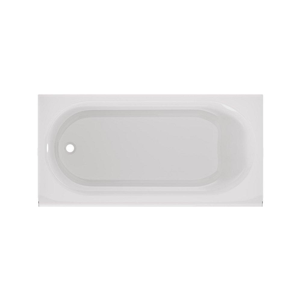 60 in. x 32 in. Alcove Bathtub with Left Hand Drain in White 
