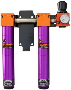 Filtration Package #4 - 1/2" Water Separator, Oil Coalescing and Regulator Filtration Combo (50 CFM