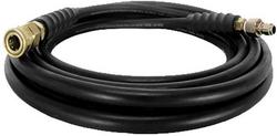 25-Foot (1/4") 4000 PSI Black High Pressure Hose w/ Quick Connectors (Cold Water)