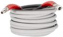 Semperflex 50 ft. (3/8 in.) 6000 PSI Gray Non-Marking High-Pressure Hose with Quick Connectors (Hot/Cold Water) 