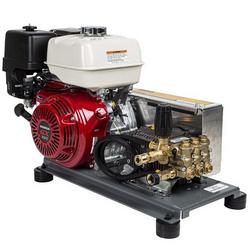 Be Power Equipment Professional 3000 Psi Gas - Cold Water Belt-Drive Skid Pressure Washer W/ Comet
