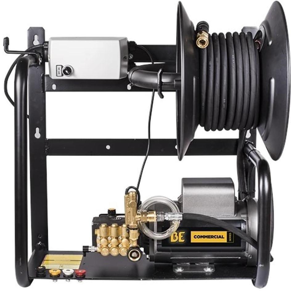 Professional 1500 PSI Electric Cold Water Wall Mount Pressure Washer with Auto Stop-Start 