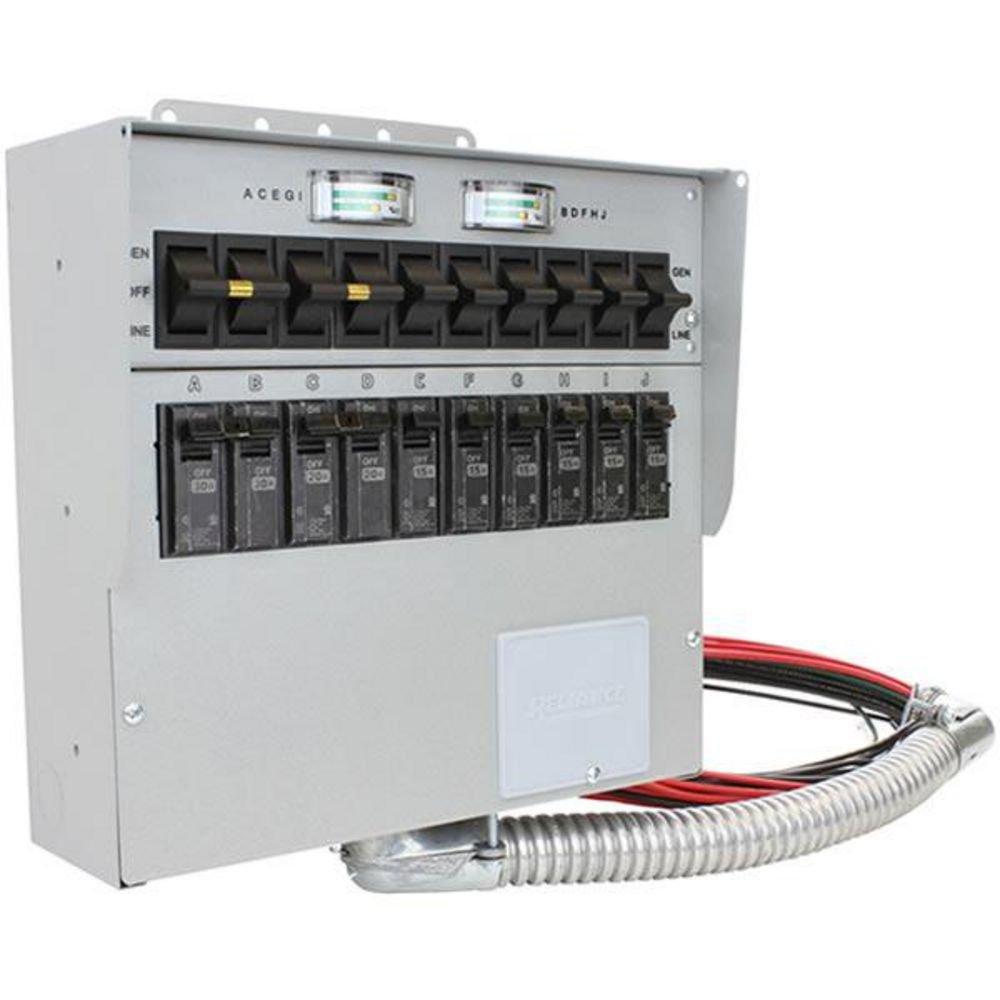 Pro/Tran 2 30A 120/240V 10-Circuit Transfer Switch 