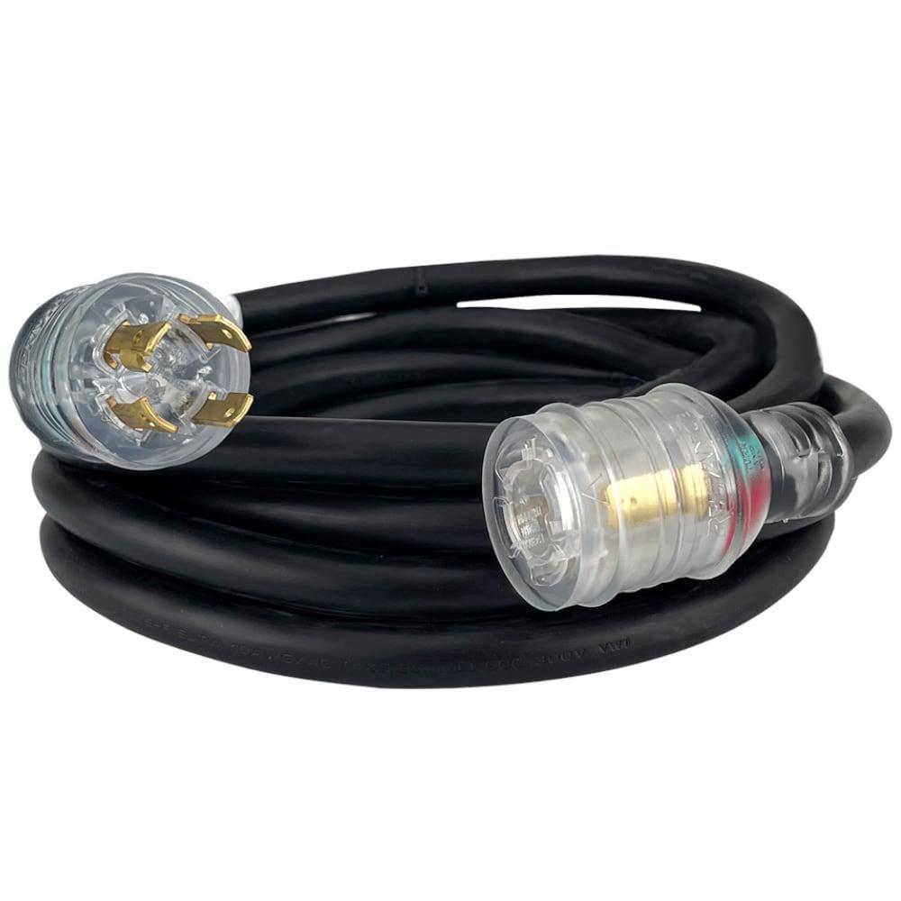30A 4-Prong 120/240V Generator Power Cord 