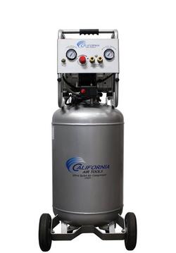 SP Series Ultra Quiet and Oil-Free 2 HP 20 Gal Steel Tank Air Compressor with Auto Drain