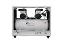 4 HP 20 Gal 125 Max PSI Single-Stage Portable Electric (230 Volt) Reciprocating Air Compressor with Auto Drain and Soundproof Cabinet 