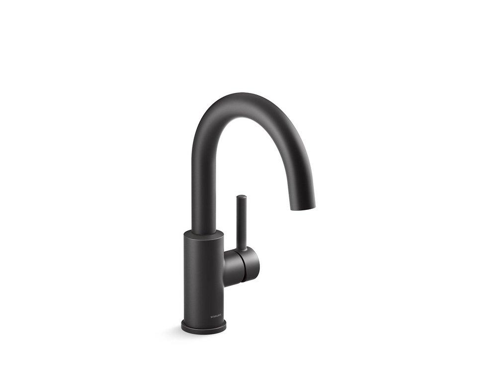 Single Handle Bar Faucet in Matte Black 