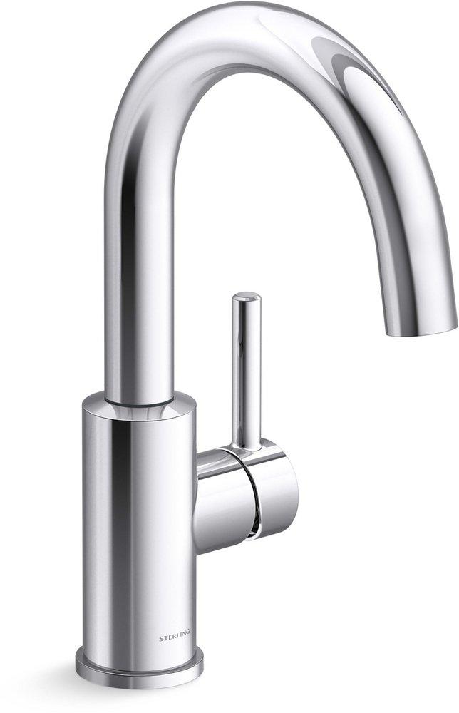 Single Handle Bar Faucet in Polished Chrome 