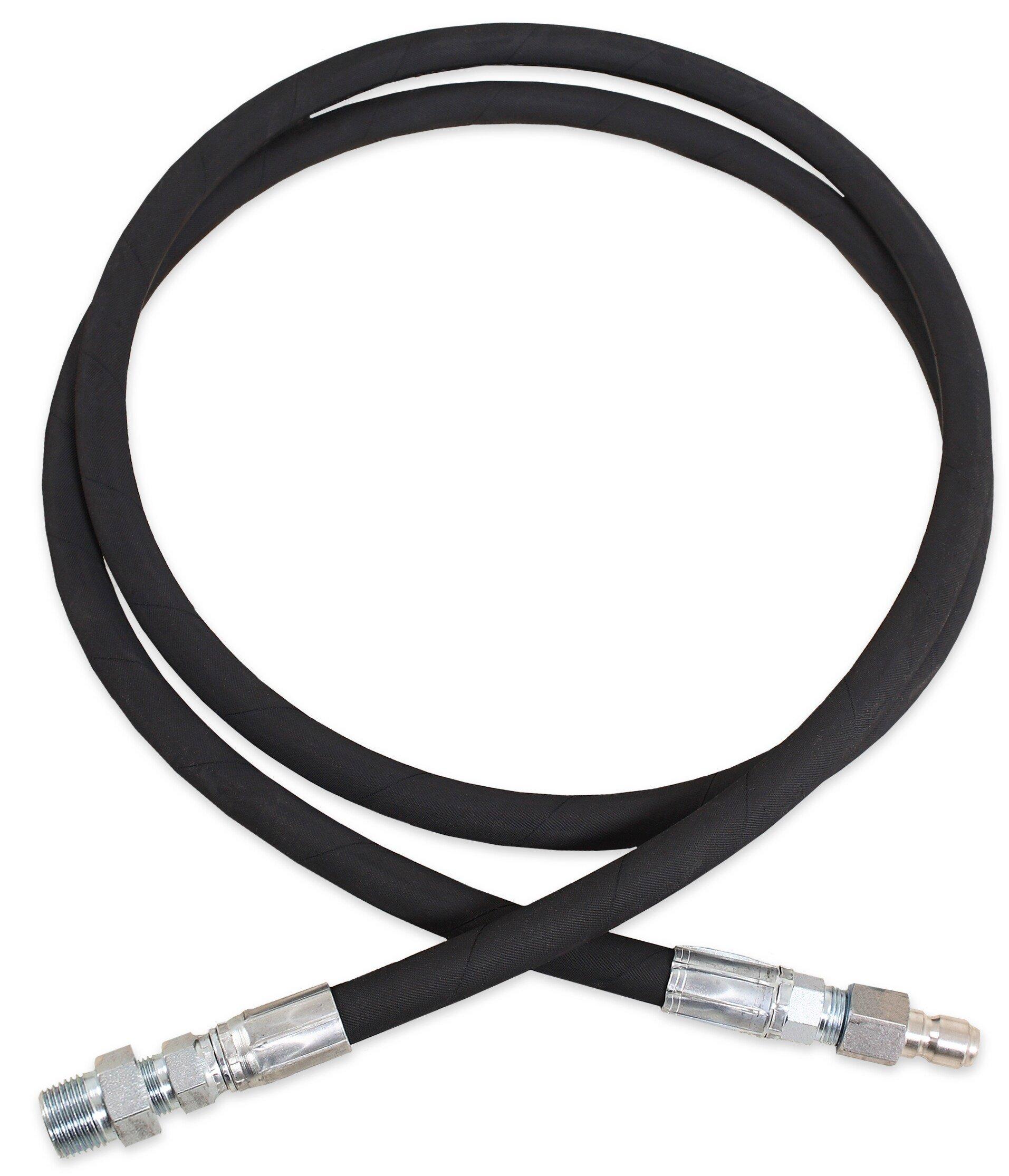4000 PSI Jumper High-Pressure Hose 3/8 in. X 85 in. 