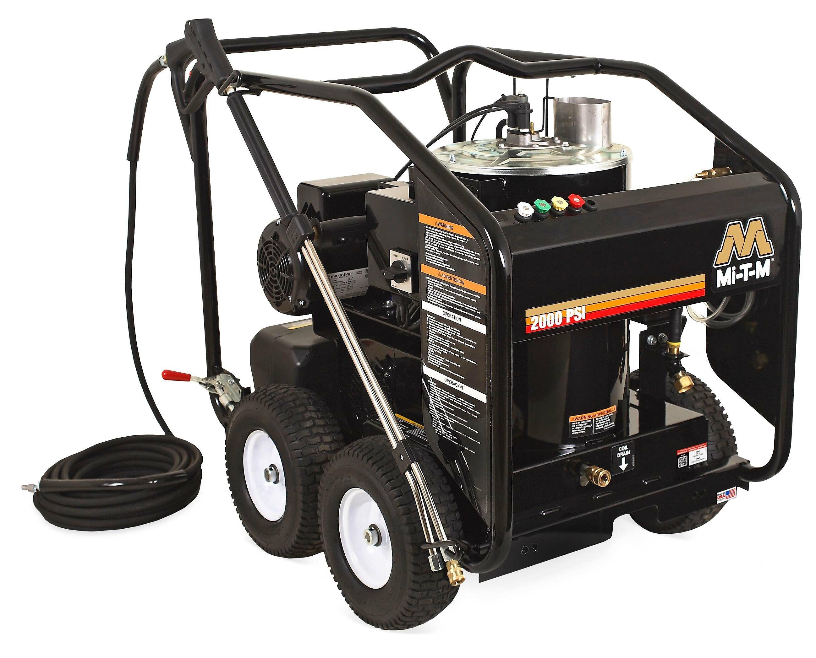 2000 PSI 230 Volt Electric Hot Water Pressure Washer 