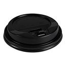 DOME LID HOT CUP BLACK 10/100/CA 