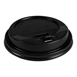 Dome Lid Hot Cup in Black (10/100/CA)
