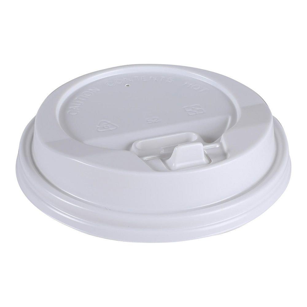 DOME LID HOT CUP WHITE 10/100/CA 