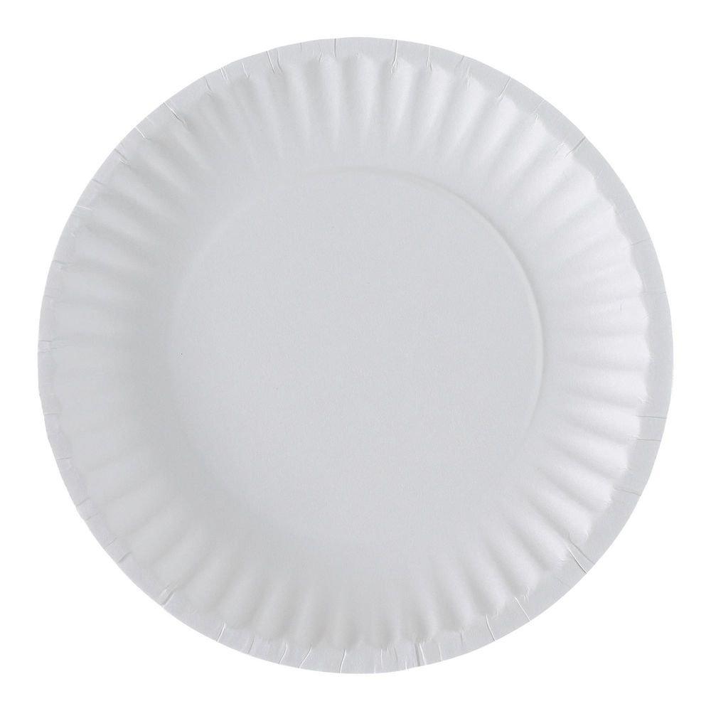 PAPER PLATE 6 WHITE 10/100/CA 