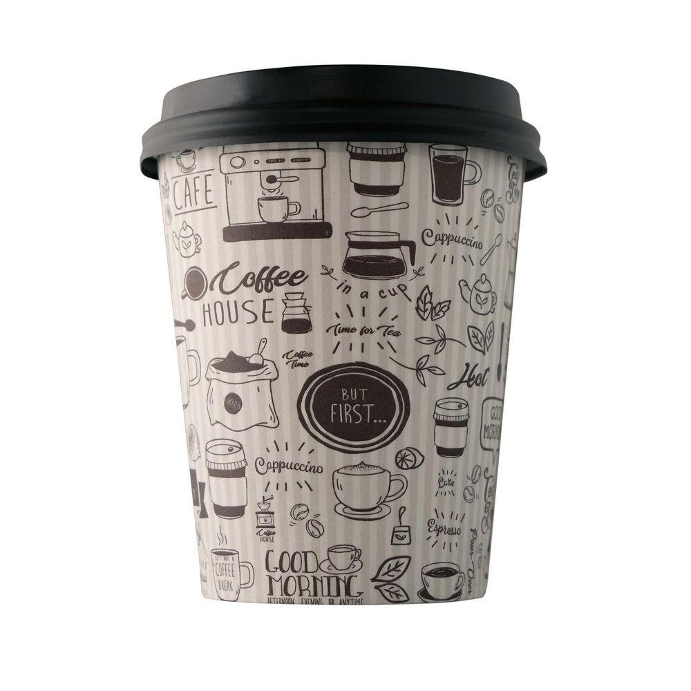 PAPER HOT CUP PRINT 16OZ 10/100/CA 